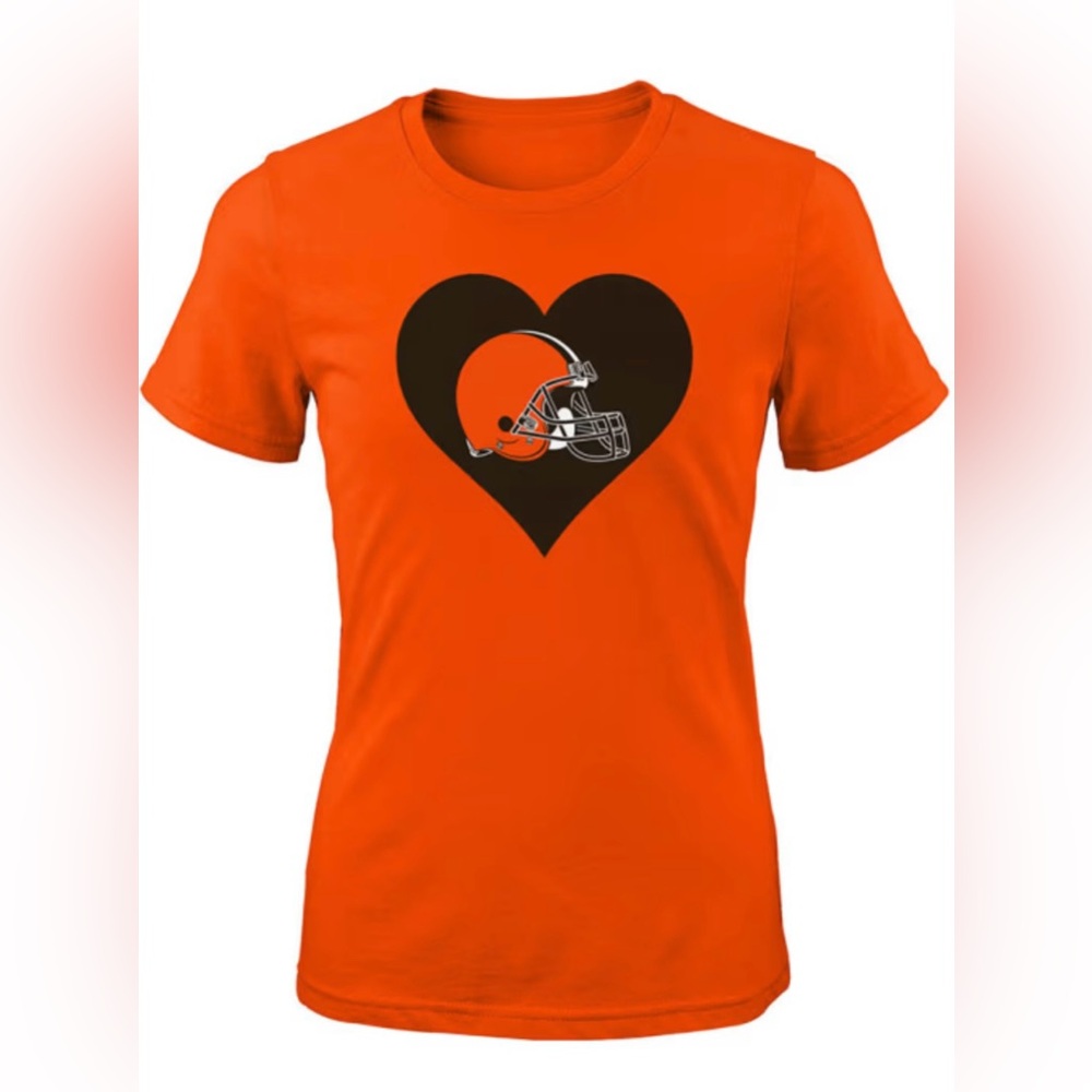 Cleveland Browns Girls Short Sleeve T-Shirt